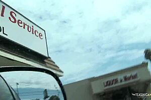 After Car Blowjob Brunette Gets Fucked At Guy's Place