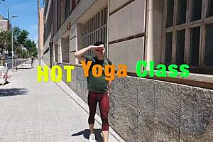 Hot gay yoga class trailer with cumshots and cocks 😏