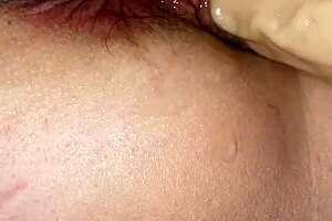 This amateur wife is fucking herself with a dildo.