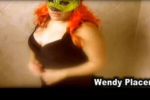 Wendy Placer from El Salvador performs deep throat