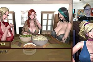 Uncensored video, hentai game girl, cowgirl ride & handjob