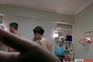 Real amateur besties caught on video camera(left)