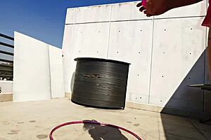 Mexican ladyboy teen 18+ trains ass with plug for big black cock