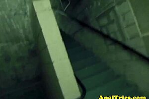 Emo Girlfriend's Tight Ass Fucked POV