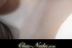 hot charlize bella teases and strips in sexy lingerie