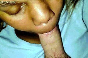 Big black cock sucks a thick ebony babe and she gives one of the best blow jobs ever