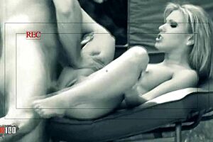 Nina Rivera casually licks Emmy Demure's pussy from behind