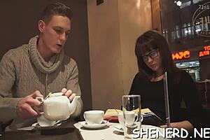 Teen Nerd In Glasses Enjoys Rough Hardcore Sex With Mature Amateur