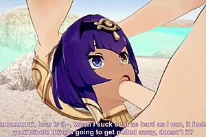 In Genshin Impact, Candace gives Aether a lesson in bedroom etiquette