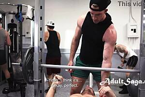 gay gym jocks roman todd nick fitt blowjob bareback intense passion