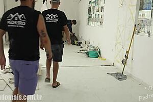 Thirteen Brazilian Construction Workers Engage In Bareback Orgy At Work Site Before Shift