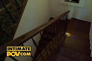 i watch francis belle take my cock in her ass with a buttplug, riding in latex