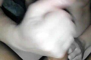 Watch Roxyhot stroke her boyfriend's cock until he cums hard?