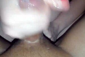 Watch Roxyhot stroke her boyfriend's cock until he cums hard?