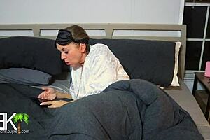 Karen tied up and humiliated with deepthroat and double cock stuffing