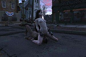 discussing fallout 4 tifa in anime