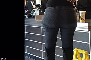 Big Juicy Ebony Ass Displayed