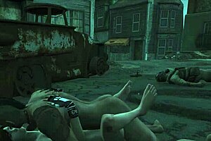 discussing fallout 4 tifa in anime