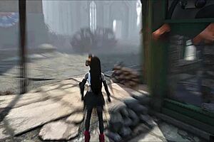 discussing fallout 4 tifa in anime