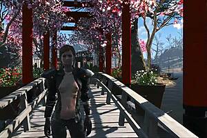 Fallout 4's slutty fashion sexy brunette