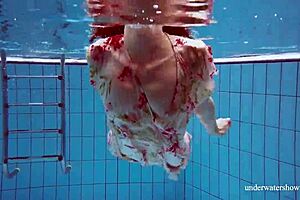 Sexy Italian Martina Seduces in Underwater Scene