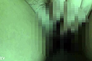 asian girl masturbates pussy in self-shot video