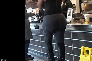 Big Juicy Ebony Ass Displayed