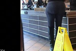 Big Juicy Ebony Ass Displayed