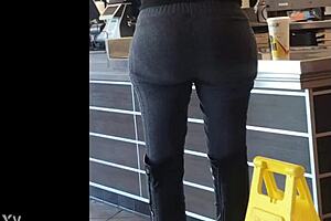 Big Juicy Ebony Ass Displayed