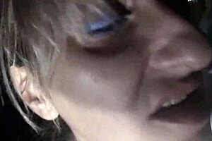 This is an Italian amateur girl who got fucked for some few bucks inside a car