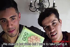 hey, watch these hot latino twinks bang live for cash