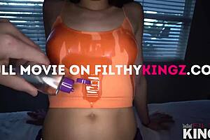 Kylie Rocket Exploding Oil Cum