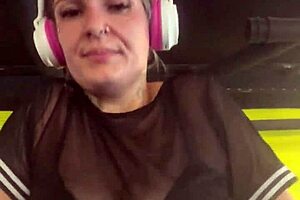 Gym Visit In Panties Leaves Her Dripping Wet Between Legs.