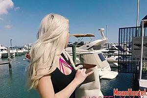 Busty teen hints at rough BDSM play