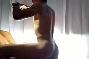 Loud Moans During Banana Masturbation Closeup