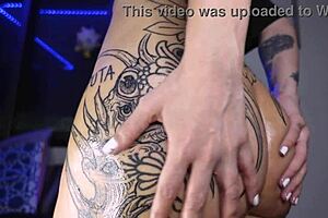 latina with oiled big ass runs playfully