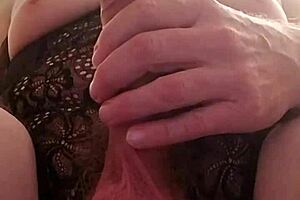 bisexual crossdresser tries on a new outfit for the first time