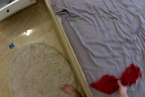 POV BLOWJOB and SEX with shy Russian teen in lingerie