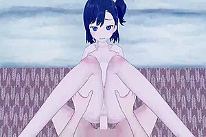 Pov nighttime banging with Hikage Miyauchi