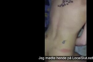 Danish teen pussy drilled doggystyle by black guy 😈