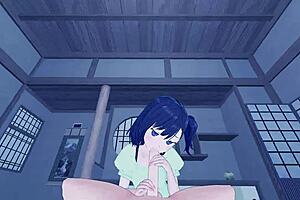 Pov nighttime banging with Hikage Miyauchi