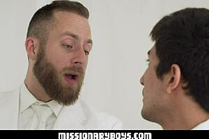 Prude boy sucks cock hard!