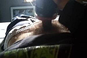 AJ Masturbates with Toys Before Cumshot Cut