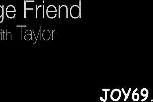 Rough fingering of teen's pussy with dildo solo