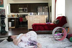 Blonde MILF Vanessa Cage gives blowjob in taboo POV scene!