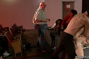 i feel humiliated in this busty anal public gangbang punishment