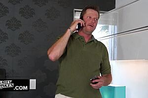 Alaina Dawson Rides Stepdad's Big Cock with Small Tits