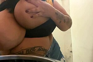 I love showing off in a public bathroom, Mary Jhuana.