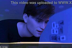 Watching adult movie with stepsister leads to orgasm