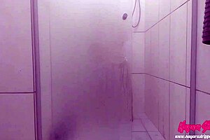 Here is Loira Gostosa Nayara giving her fans a rather erotic shower